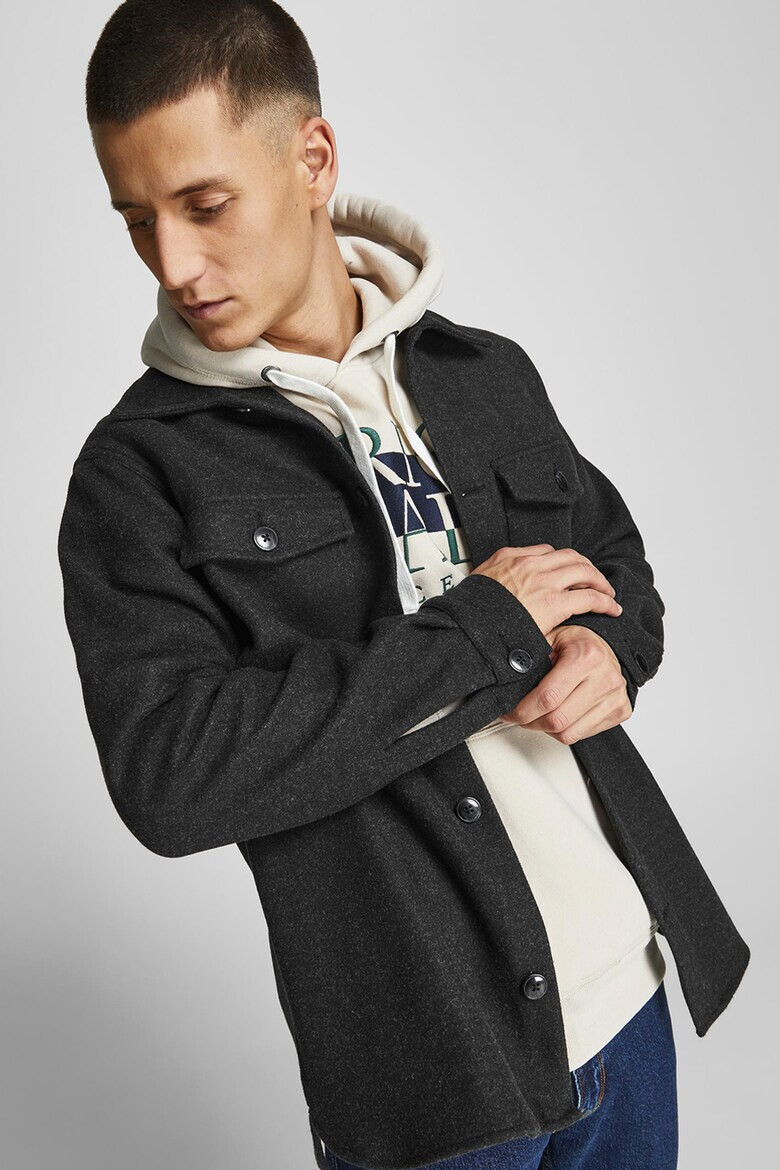 Jack & Jones Яке тип риза с джобове с капаче - Pepit.bg
