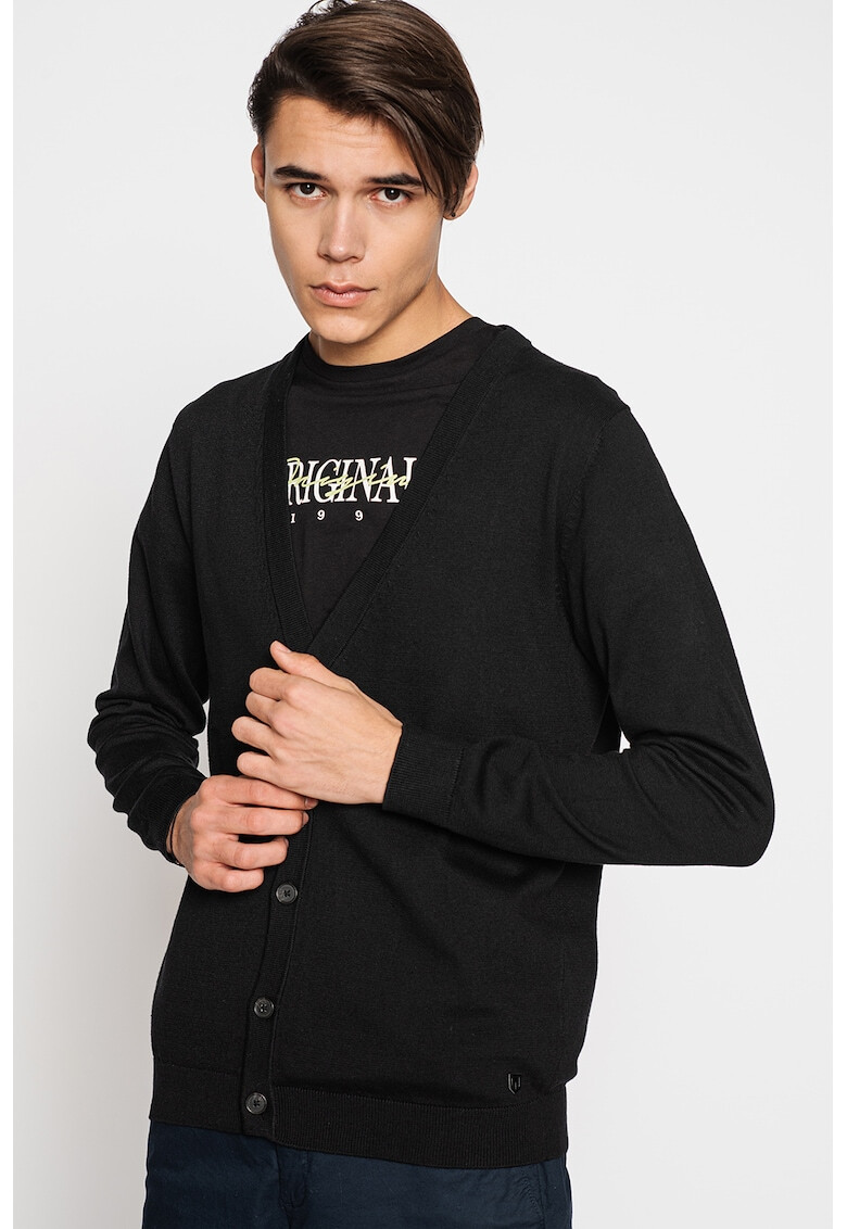 Jack & Jones Жилетка Bla Winter с шпиц и рипс - Pepit.bg