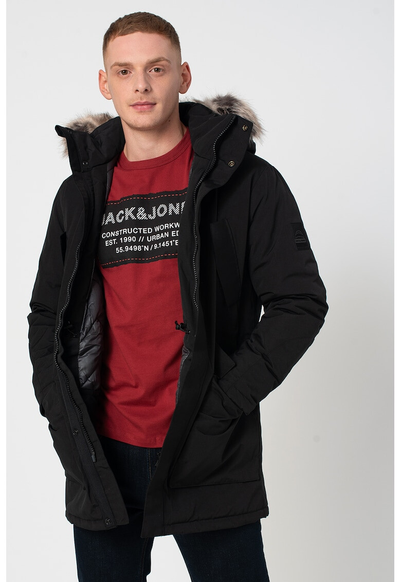 Jack&Jones Зимна парка Mayland с качулка - Pepit.bg