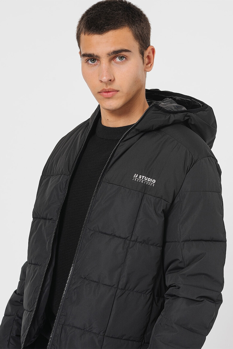 Jack & Jones Зимно яке Ben с качулка и цип - Pepit.bg