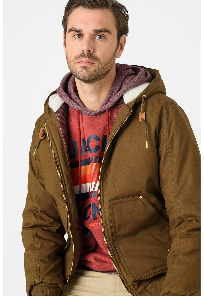 Jack & Jones Зимно яке Andy с мъхести детайли - Pepit.bg