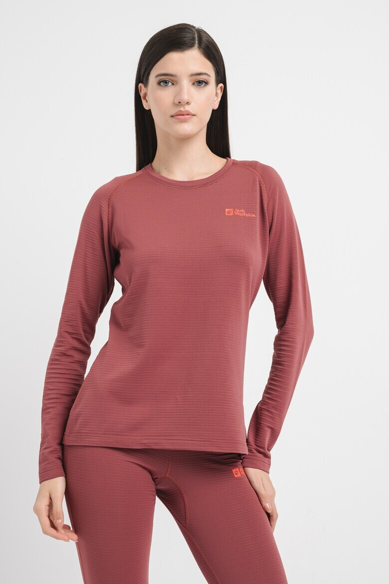 Jack Wolfskin Блуза Infinite Warm с овално деколте - Pepit.bg