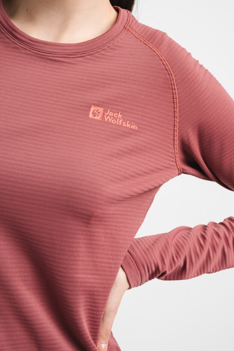 Jack Wolfskin Блуза Infinite Warm с овално деколте - Pepit.bg