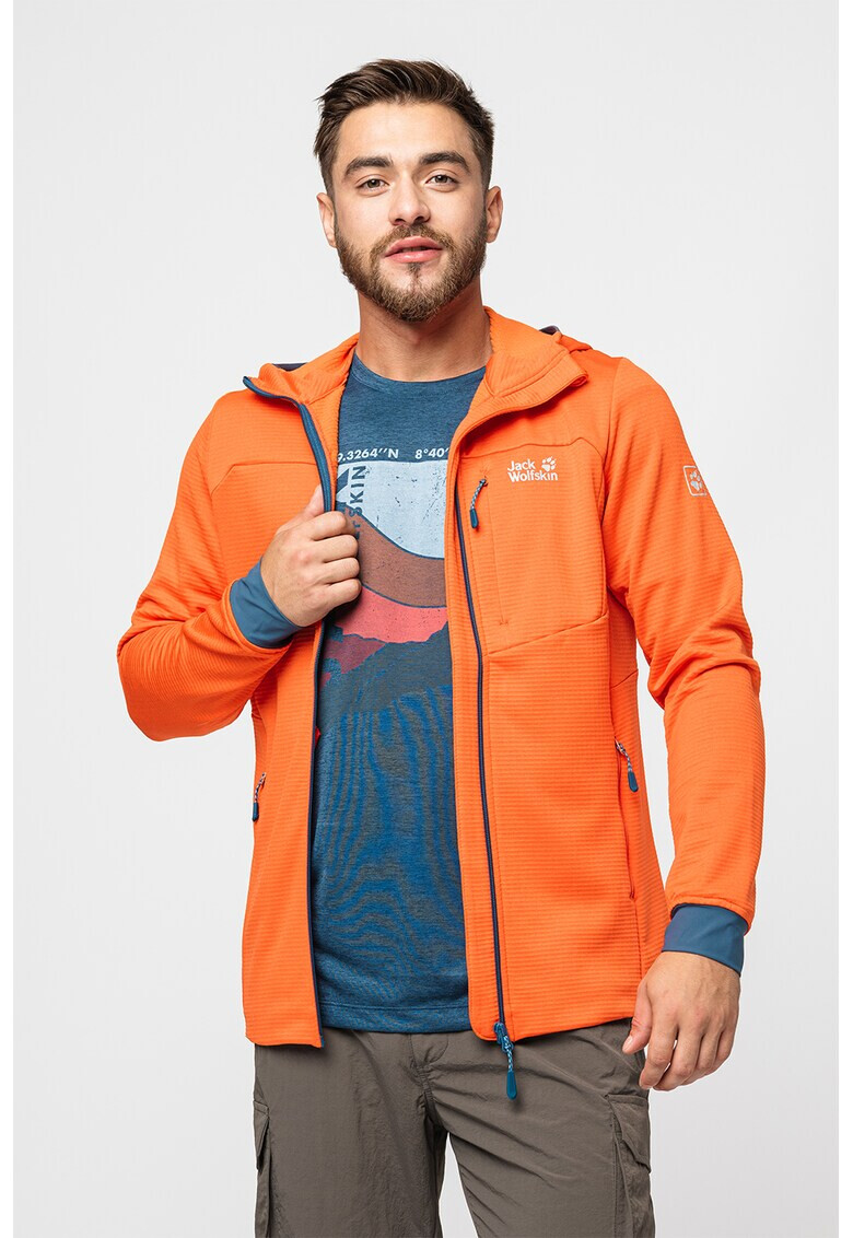 Jack Wolfskin Хайкинг яке Hydro Grid с полар - Pepit.bg