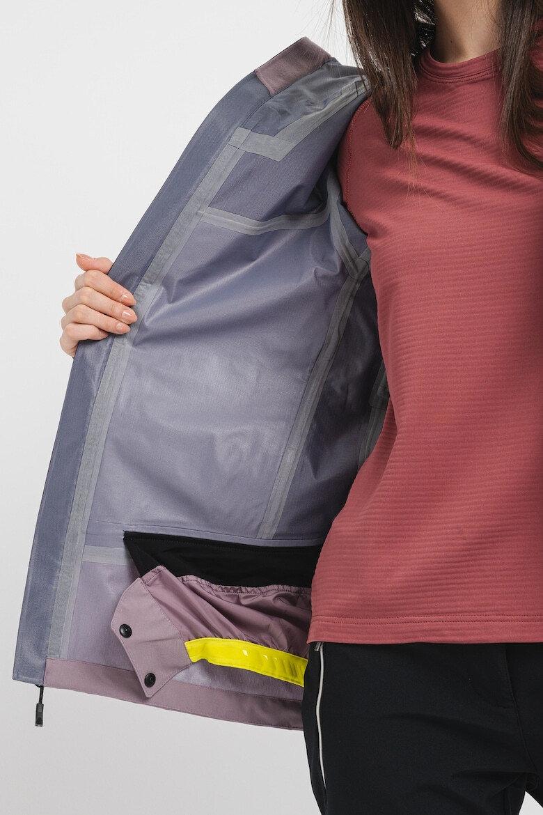 Jack Wolfskin Ски яке с цип и лого - Виолетов - Pepit.bg
