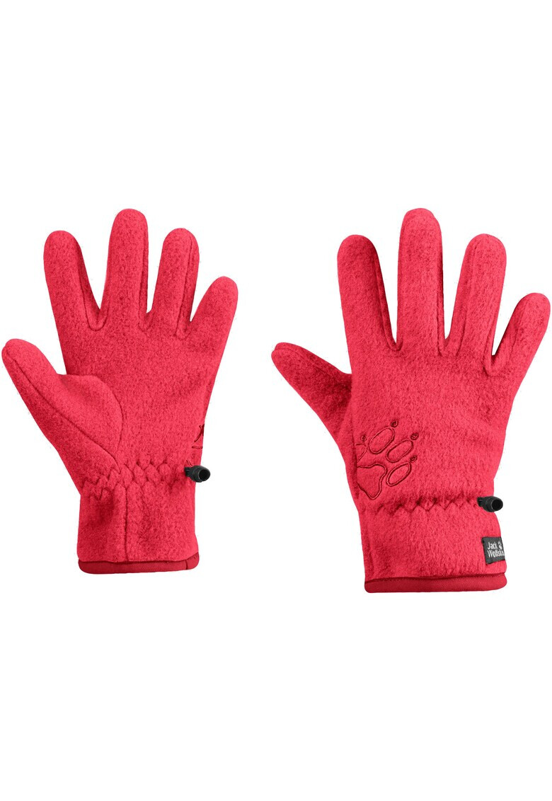 Jack Wolfskin Спортни ръкавици Baksmalla Fleece Glove Kids За деца Tulip Red - Pepit.bg