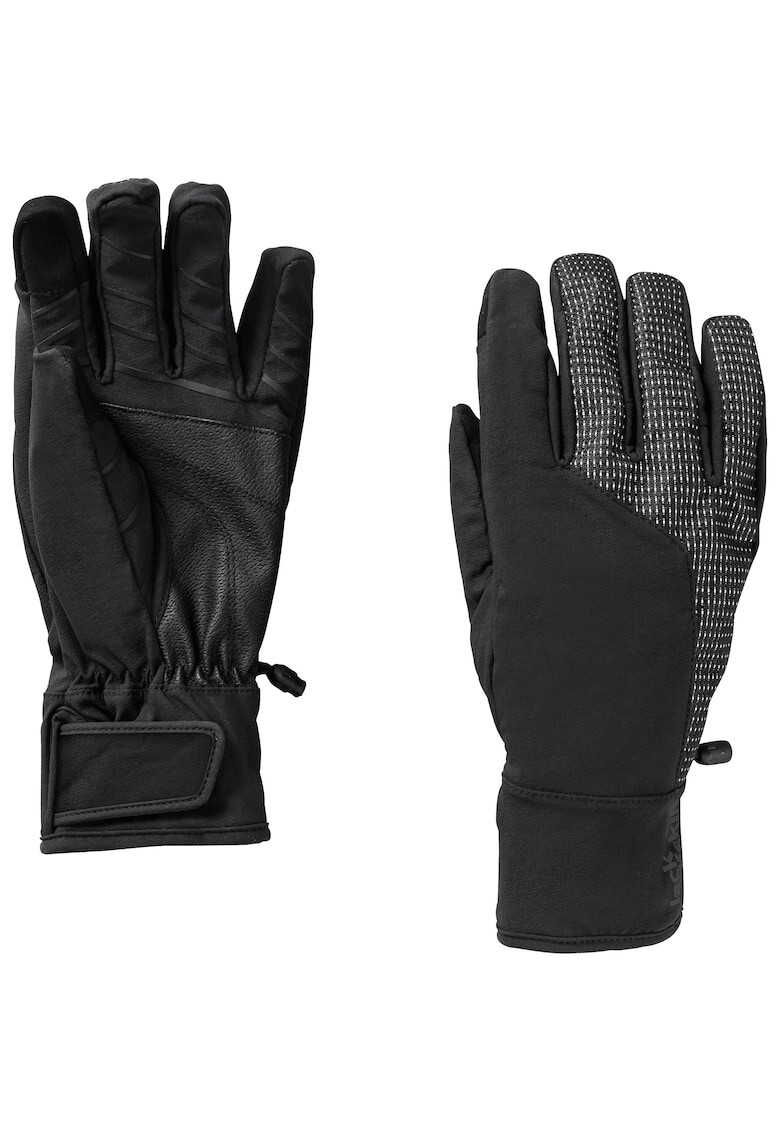 Jack Wolfskin Спортни ръкавици Night Hawk Gloves Unisex Black - Pepit.bg