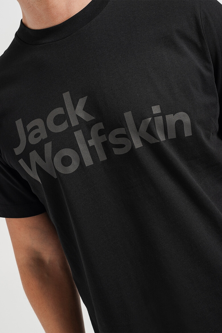 Jack Wolfskin Тениска Brand от органичен памук - Pepit.bg