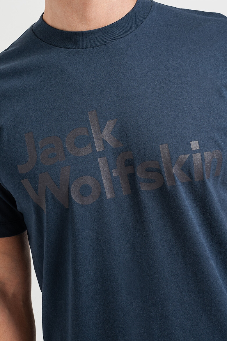 Jack Wolfskin Тениска Brand от органичен памук - Pepit.bg