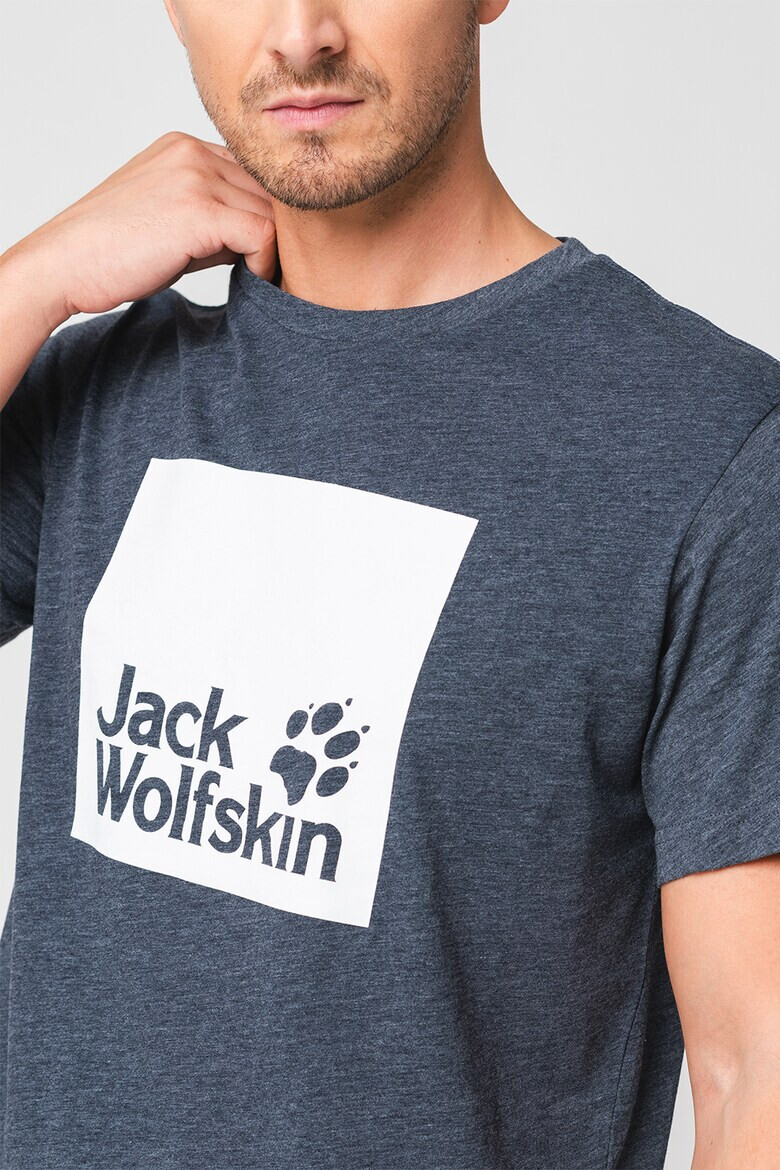 Jack Wolfskin Тениска с органичен памук с лого - Pepit.bg