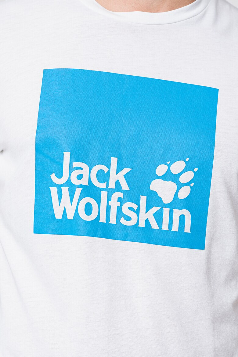 Jack Wolfskin Тениска с органичен памук с лого - Pepit.bg