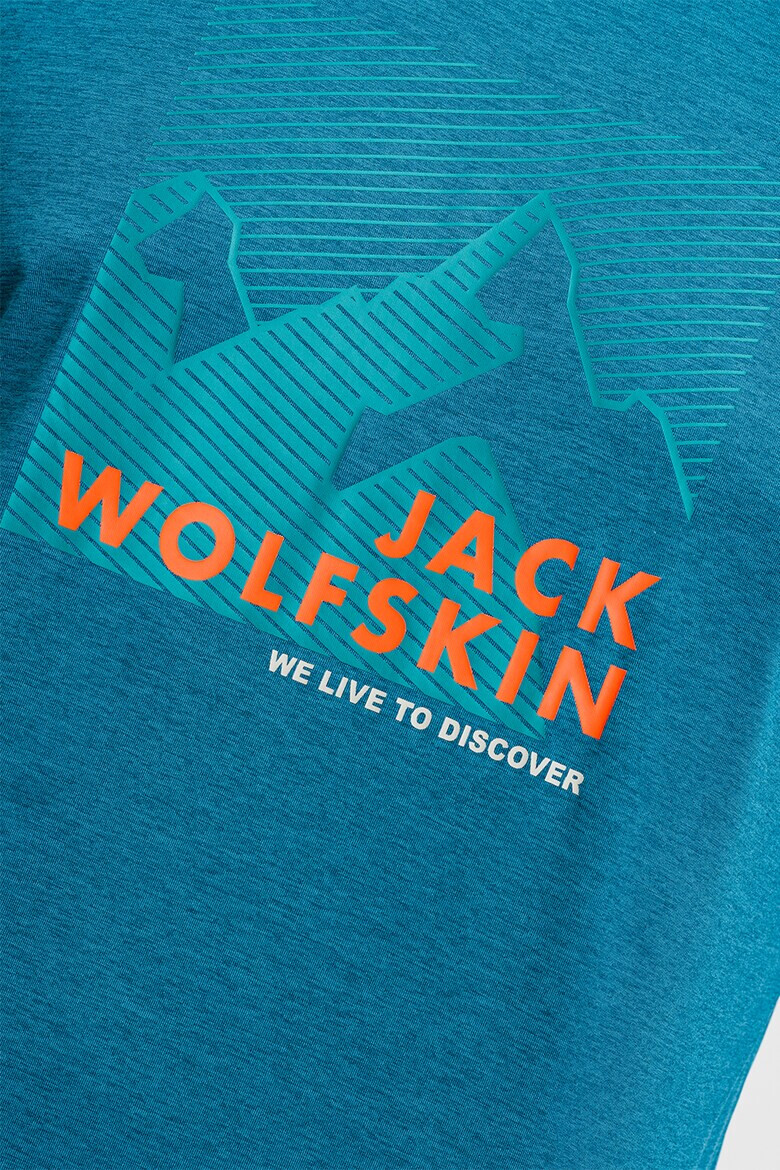 Jack Wolfskin Тениска за хайкинг с лого - Pepit.bg