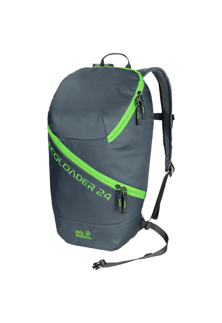 Jack Wolfskin Унисекс раница Ecoloader с надписи - 24 л - Pepit.bg