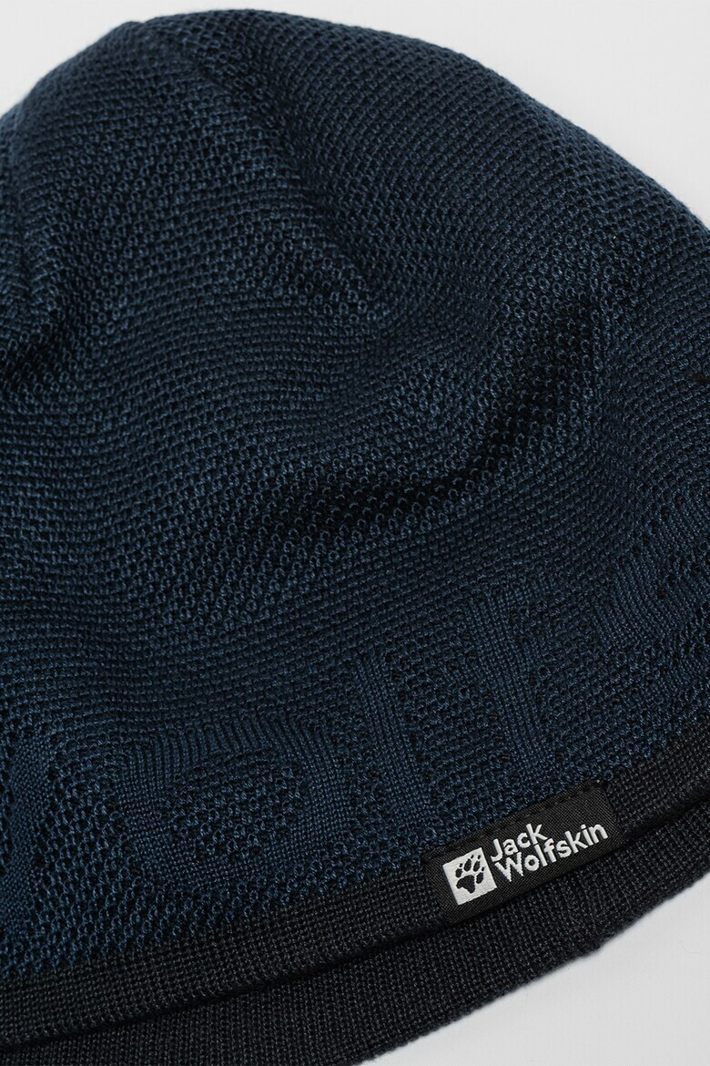 Jack Wolfskin Унисекс шапка с лого - Pepit.bg