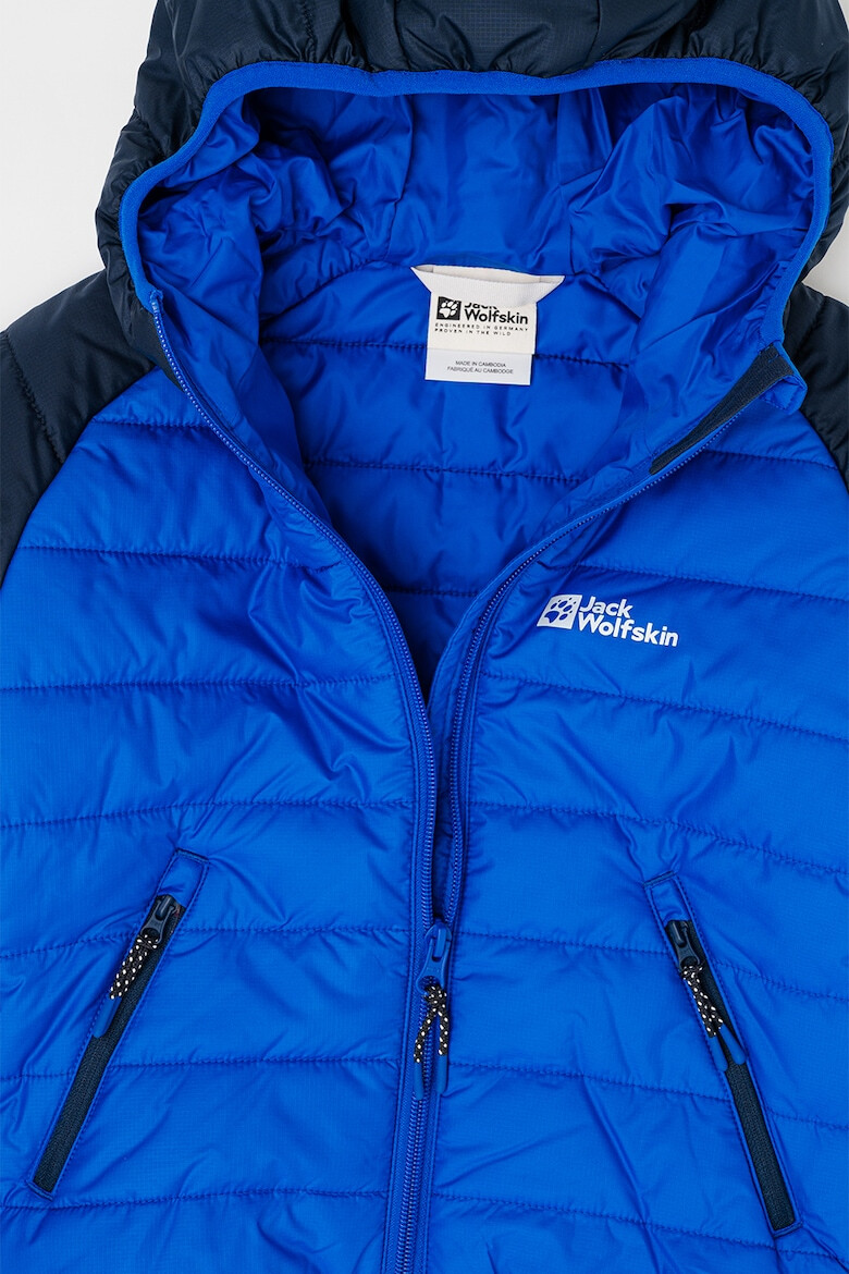 Jack Wolfskin Зимно яке Zenon с контрасти - Pepit.bg