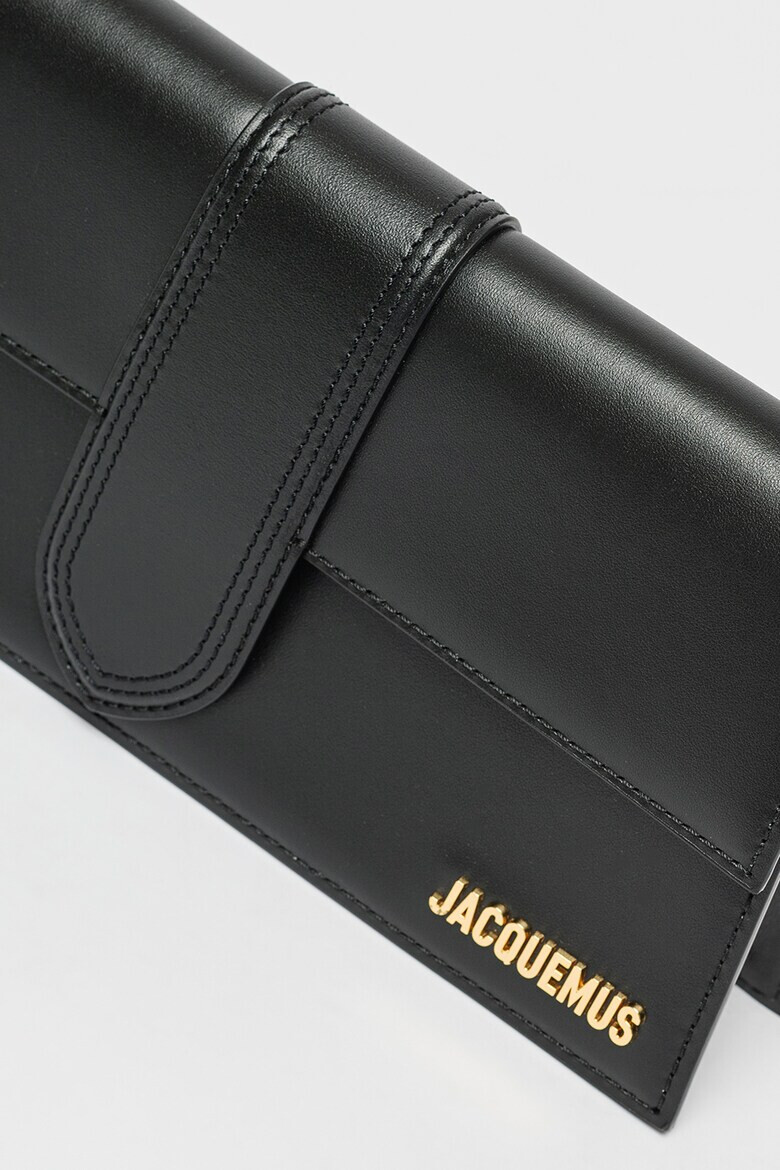 JACQUEMUS Кожена чанта Le Bambino Long с лого - Pepit.bg