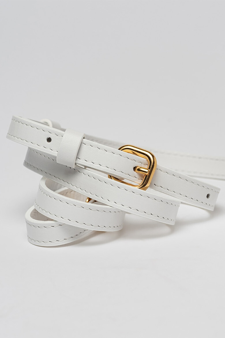 JACQUEMUS Кожена чанта Le Bambino с лого - Pepit.bg