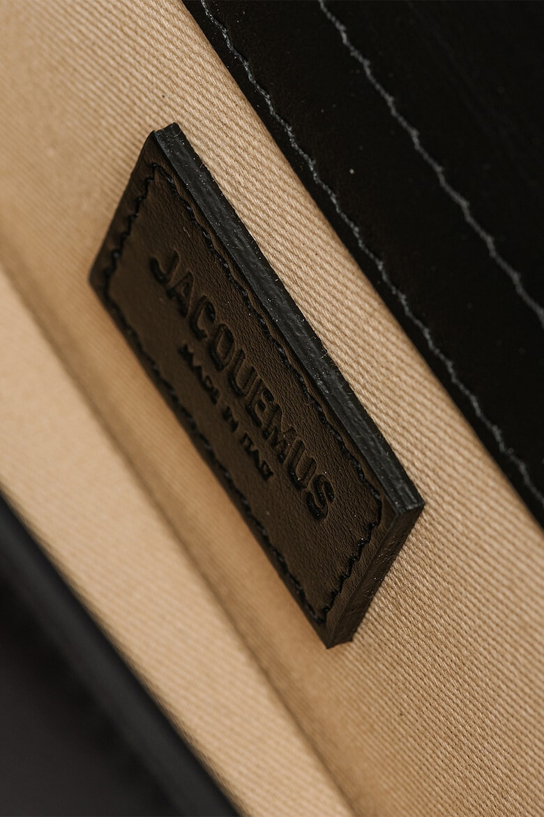 JACQUEMUS Кожена чанта Le Bambino с лого - Pepit.bg