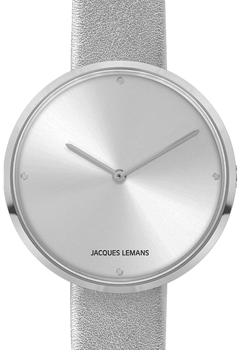 Jacques Lemans Часовник Minimalist с кожена каишка - Pepit.bg
