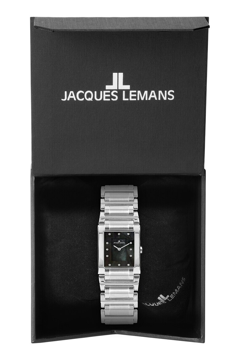 Jacques Lemans Часовник с циркони - Pepit.bg