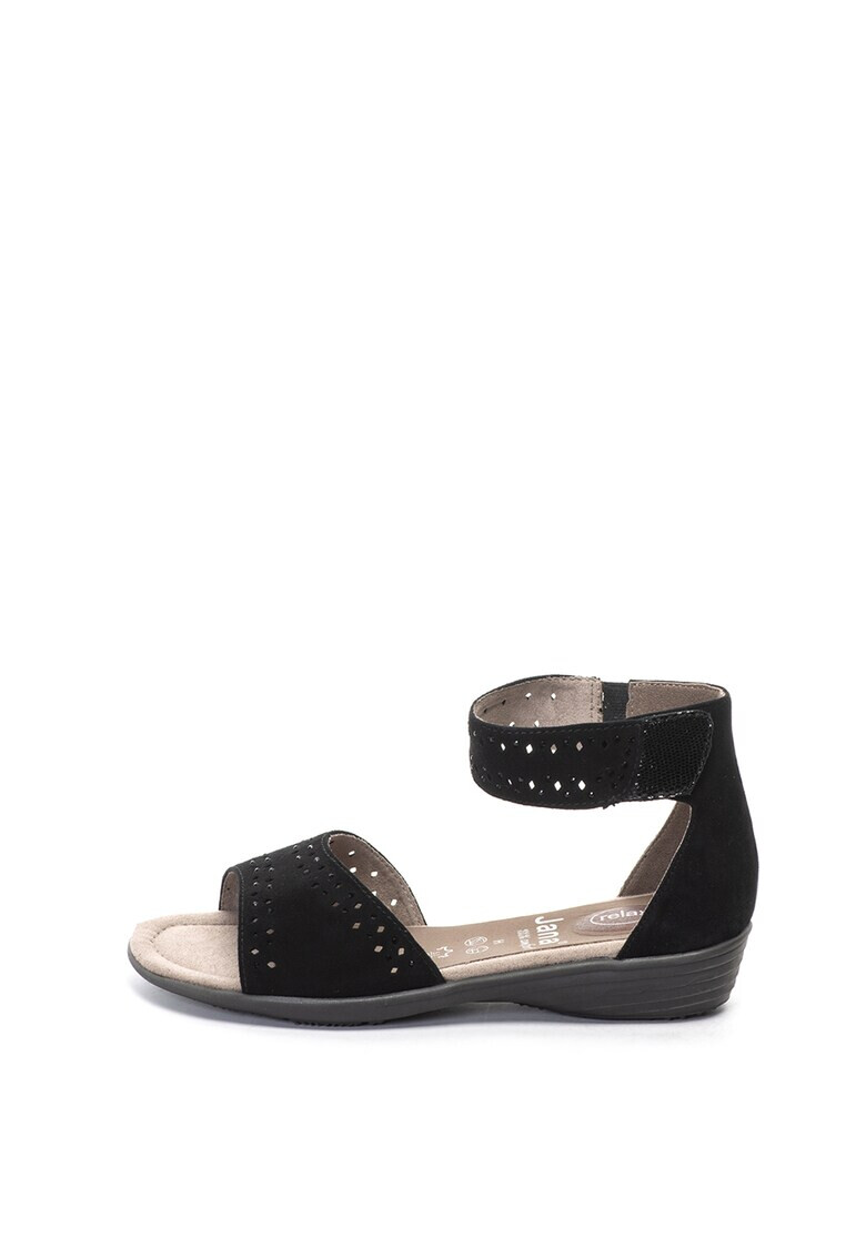 Jana Shoes Велурени сандали - Pepit.bg