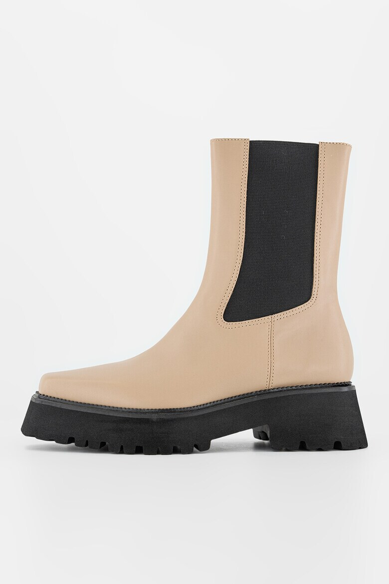 Jeffrey Campbell Кожени боти с еластични елементи - Pepit.bg