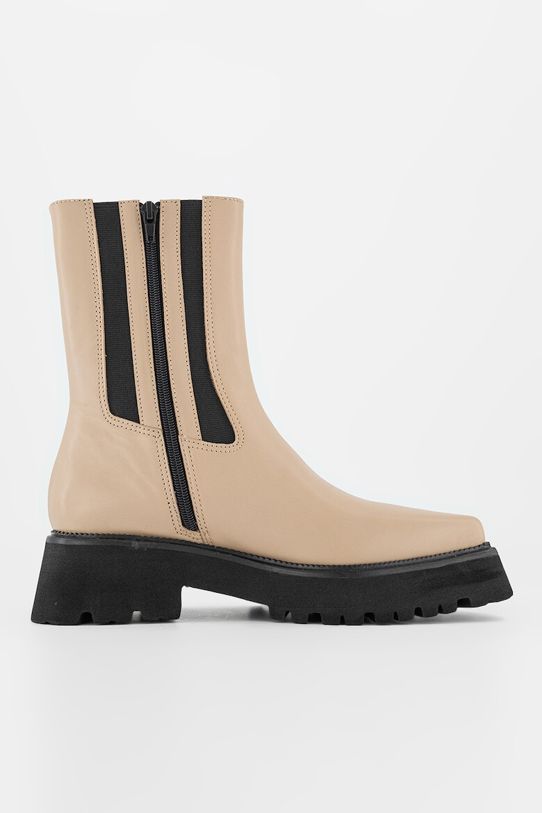 Jeffrey Campbell Кожени боти с еластични елементи - Pepit.bg