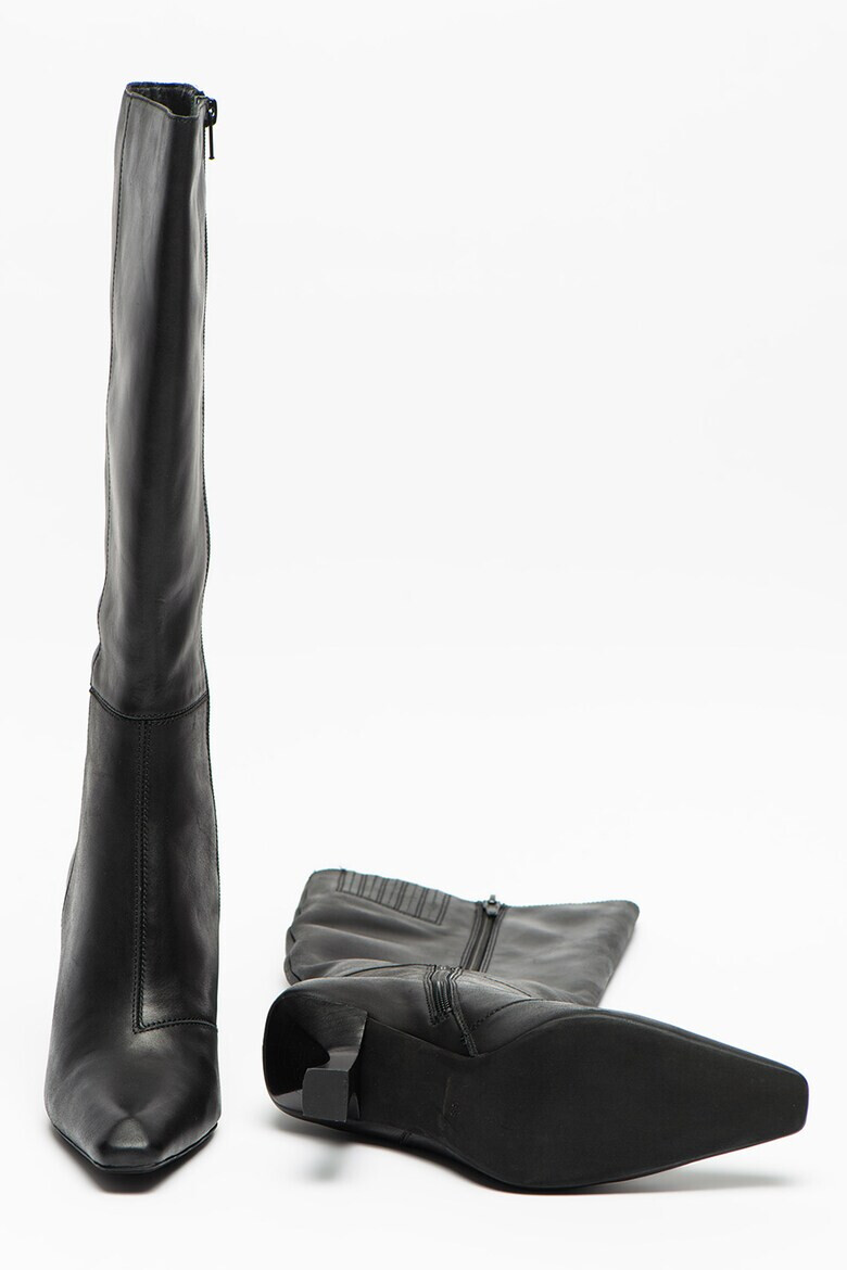 Jeffrey Campbell Кожени ботуши с цип - Pepit.bg