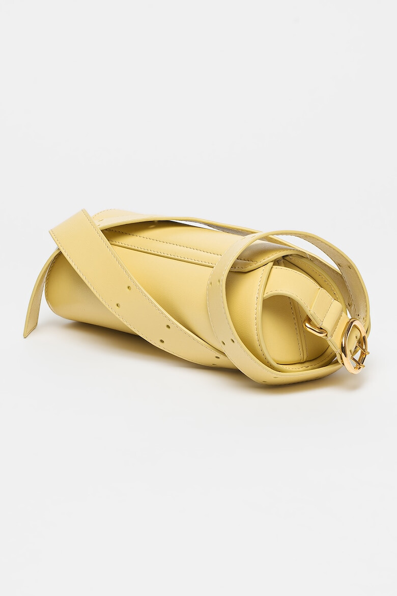 Jil Sander Кожена чанта с лого - Pepit.bg