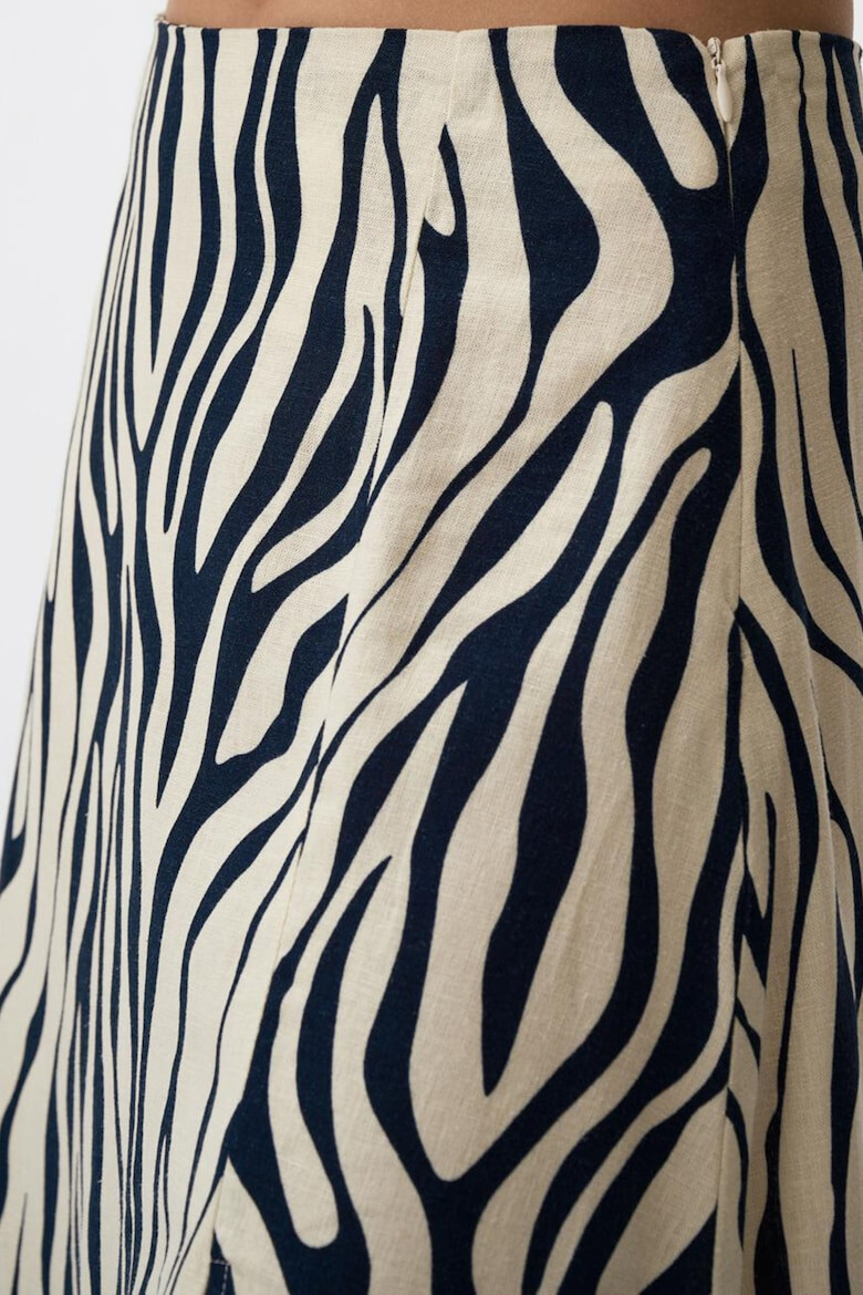 JIMMY KEY Пола с принт - Слонова кост/Тъмносин - Pepit.bg