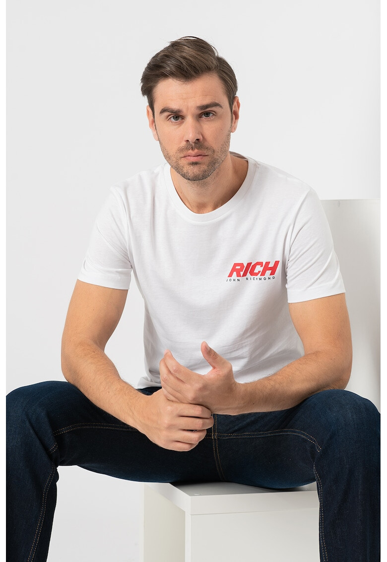 John Richmond Тениска Dyle с малко лого - Pepit.bg