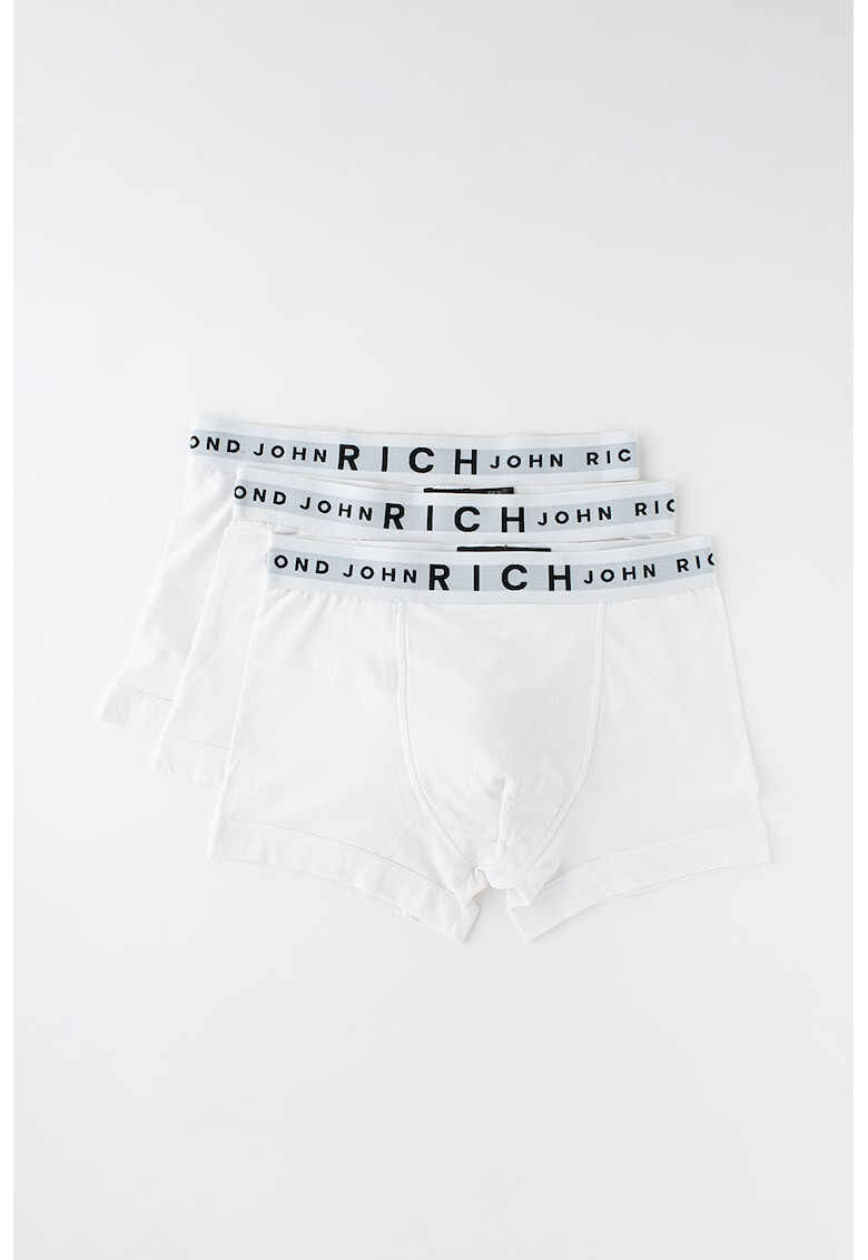 John Richmond Underwear John Richmond Боксерки Mikhy с лого на талията - 3 чифта - Pepit.bg