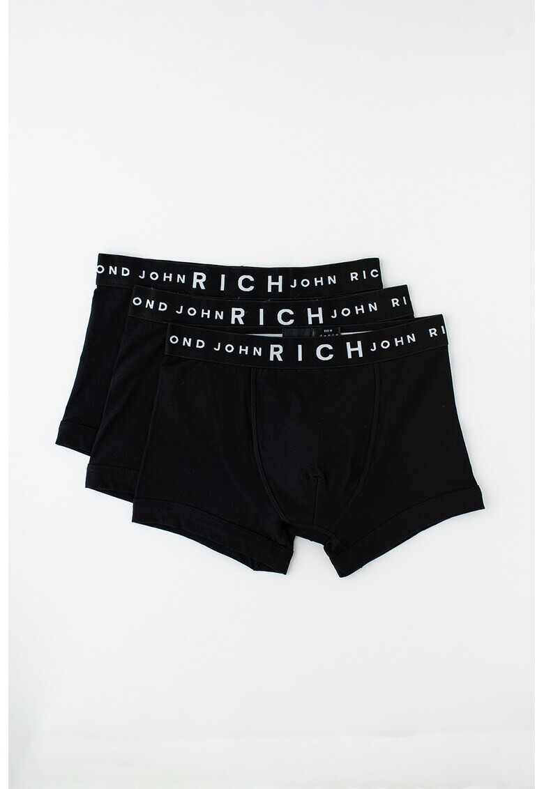 John Richmond Underwear John Richmond Боксерки Mikhy с лого на талията - 3 чифта - Pepit.bg