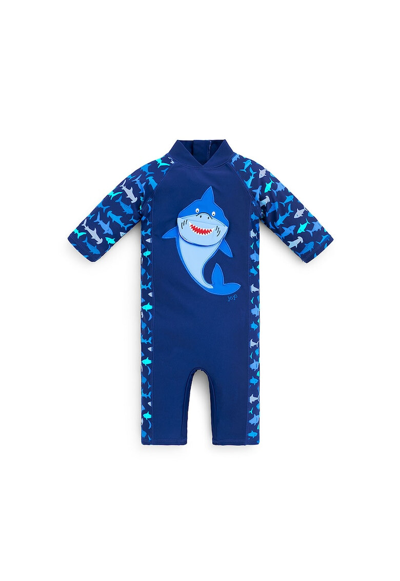 JoJo Maman Bebe Цял бански с десен - Pepit.bg