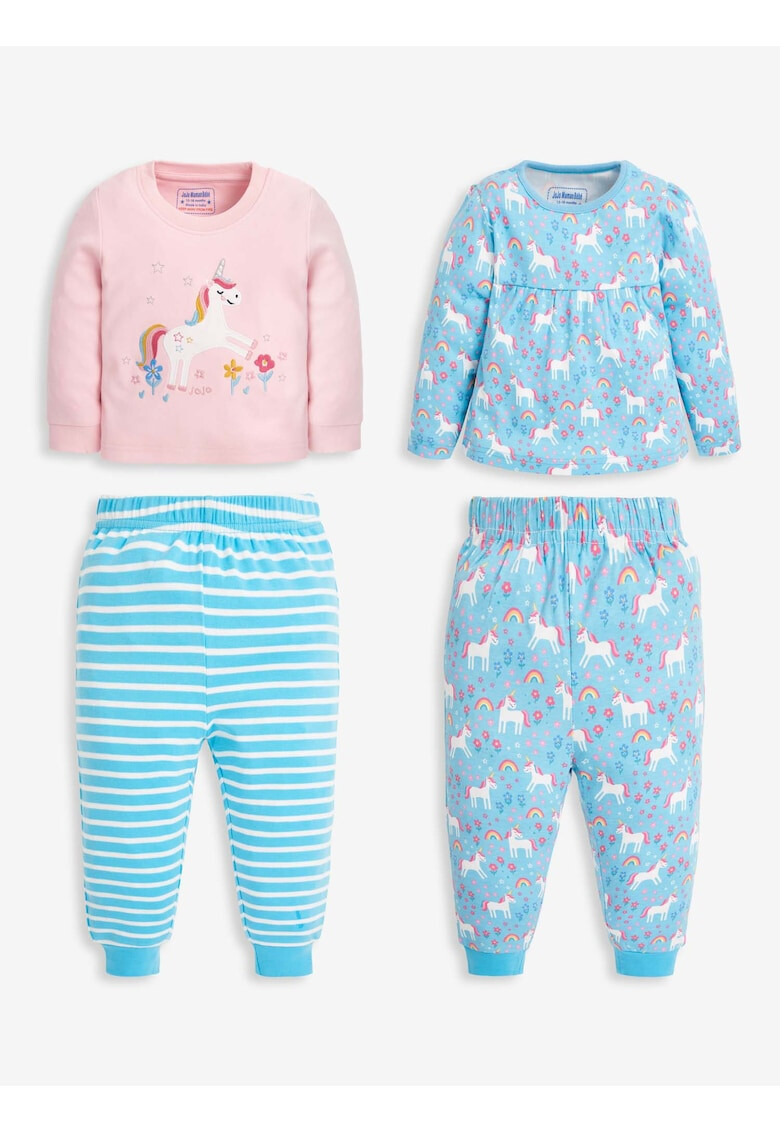 JoJo Maman Bebe Пижами с десен - 2 чифта - Pepit.bg