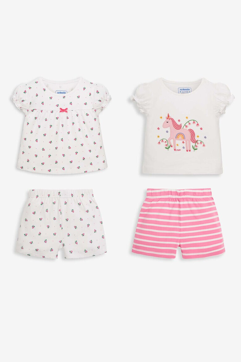JoJo Maman Bebe Пижами с шарки - 2 чифта - Pepit.bg