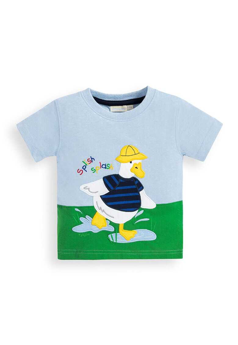 JoJo Maman Bebe Тениска с бродерия - Pepit.bg