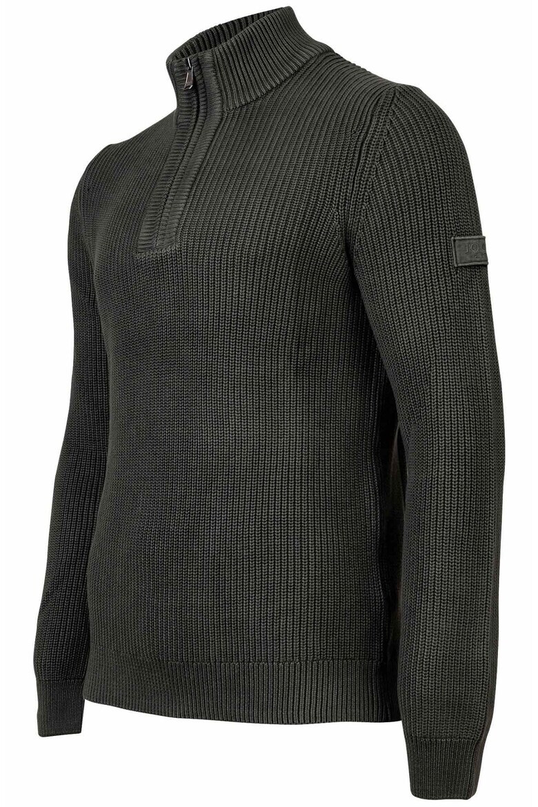 JOOP Jeans Пуловер Henrio с къс цип - Pepit.bg