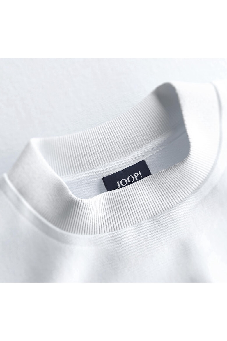 JOOP Jeans Тениска с овално деколте - Бял - Pepit.bg