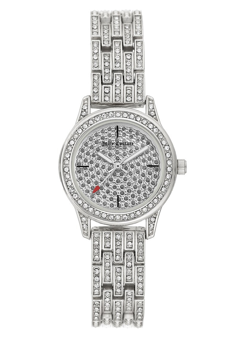 Juicy Couture Иноксов часовник с кристали - Pepit.bg