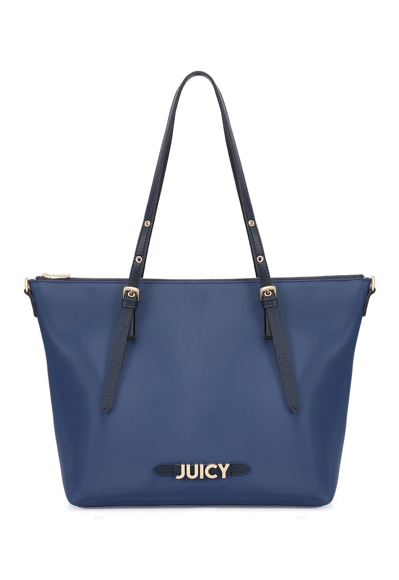 Juicy Couture Шопинг чанта от еко кожа с метално лого - Pepit.bg