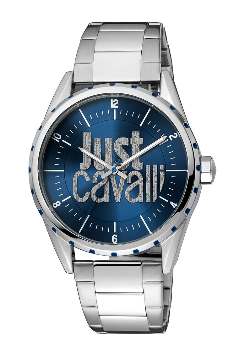 JUST CAVALLI Иноксов часовник с лого на циферблата - Pepit.bg