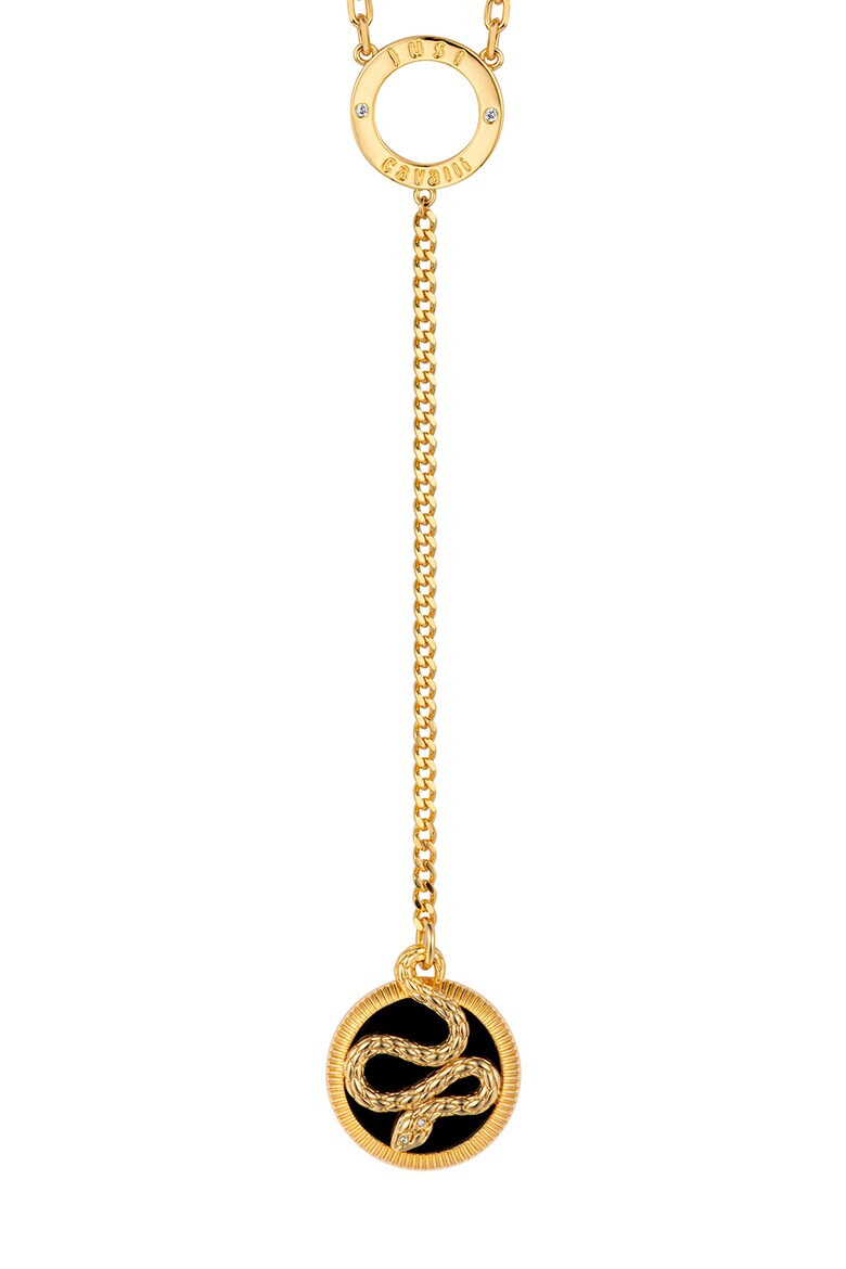 JUST CAVALLI Колие Just Serpente 2 с циркони - Pepit.bg