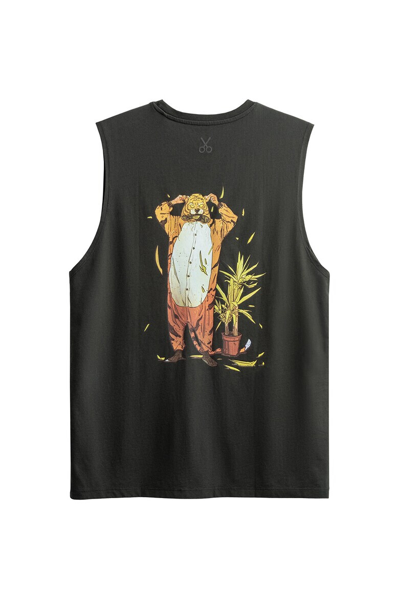 KAFT Унисекс топ с принт - Pepit.bg