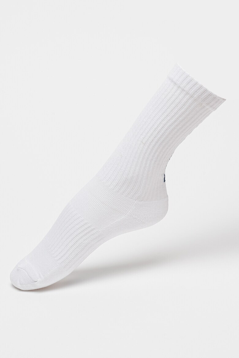 Karl Kani Дълги чорапи с рипс и надпис - 3 чифта - Pepit.bg