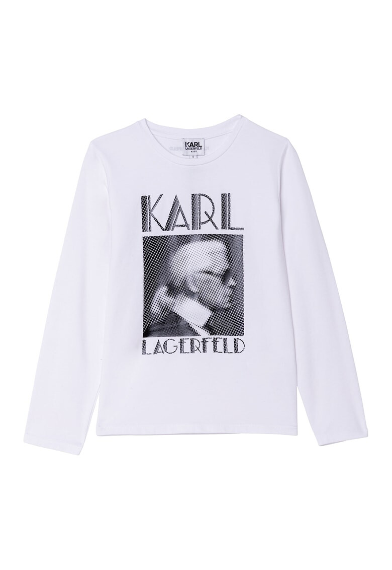 Karl Lagerfeld Блуза с лого - Pepit.bg