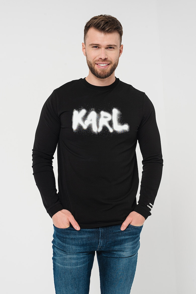 Karl Lagerfeld Блуза с лого - Pepit.bg