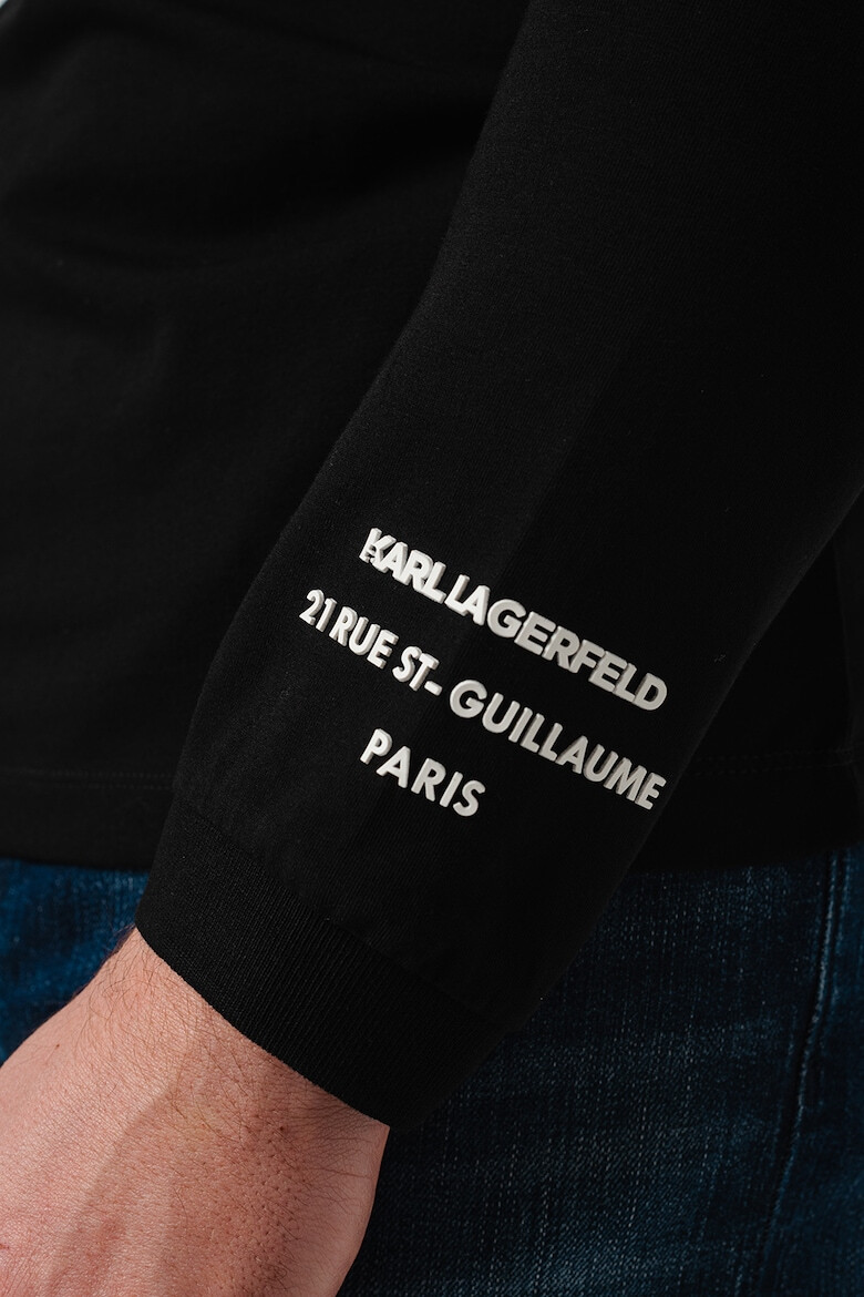 Karl Lagerfeld Блуза с лого - Pepit.bg