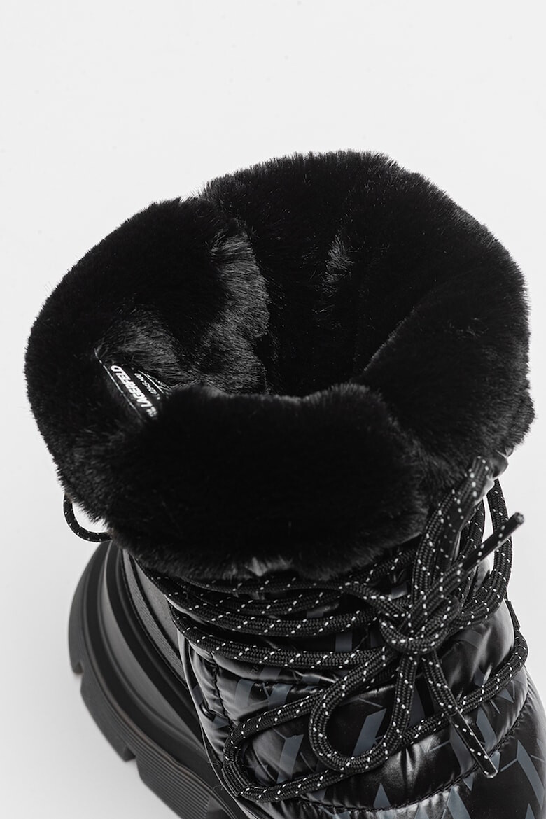 Karl Lagerfeld Боти Luna с кожа - Pepit.bg