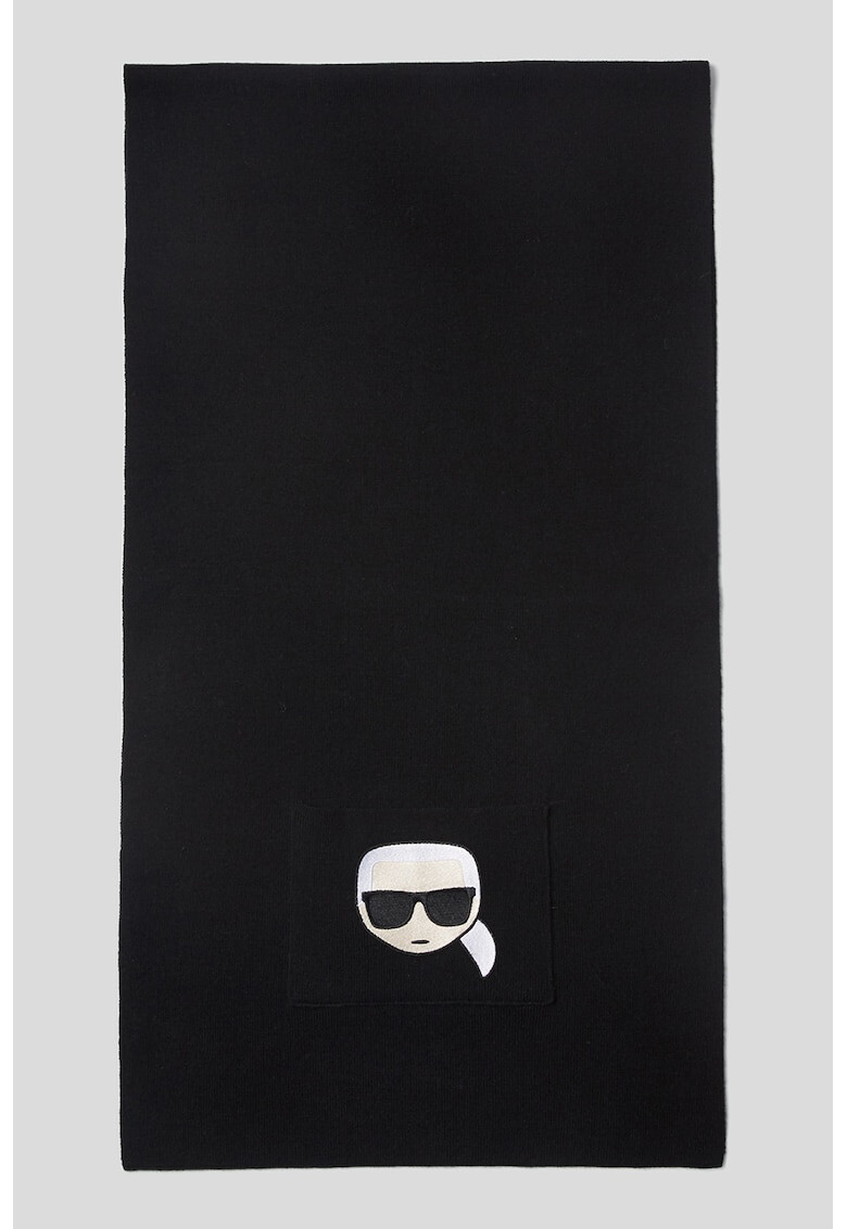 Karl Lagerfeld Бродиран шал Ikonik - Pepit.bg